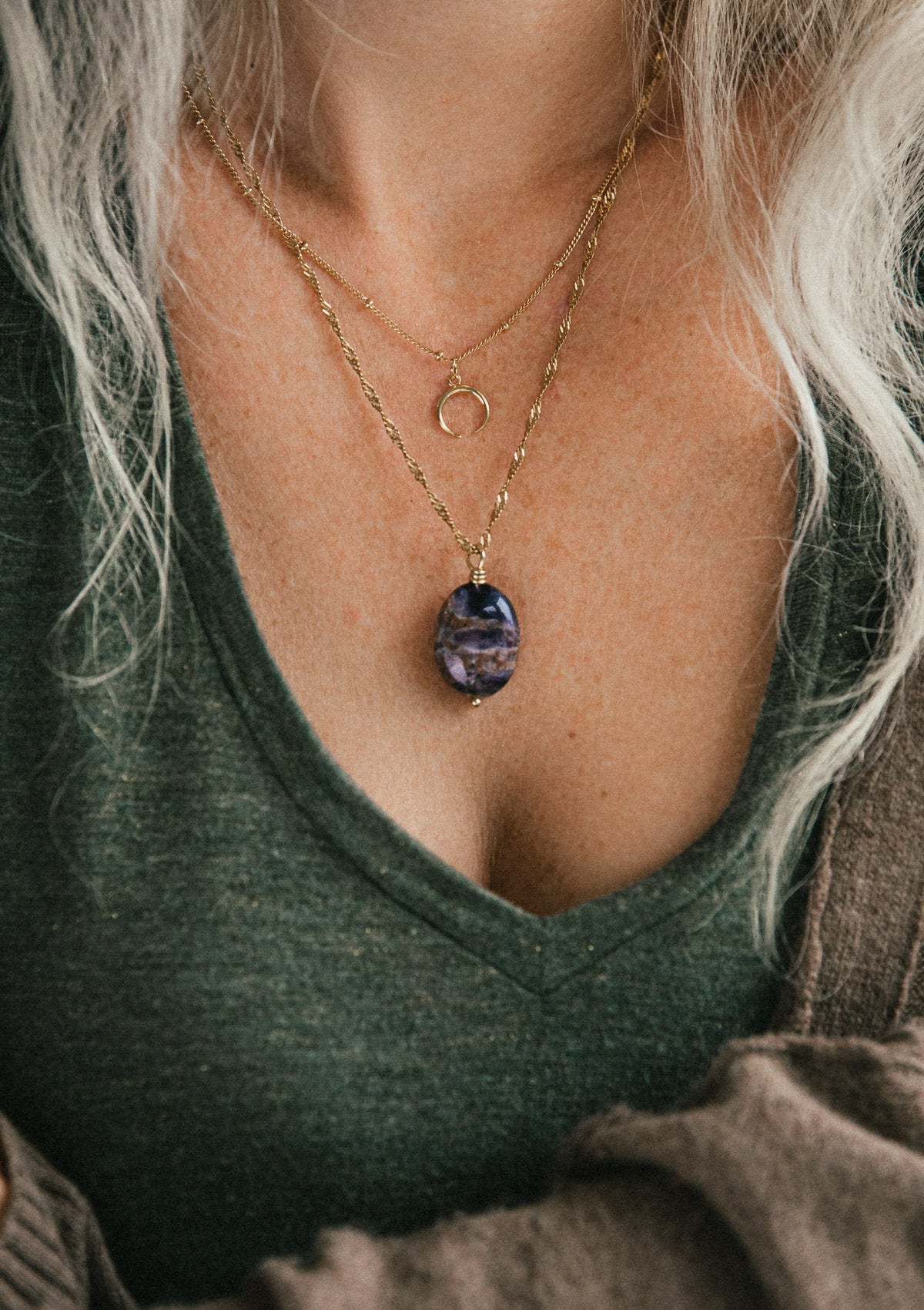 Collier Lune - Force Invisible