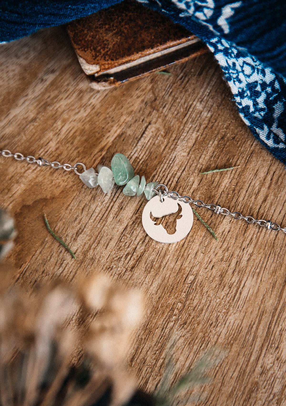 Bracelet Astro et Pierre de Naissance - Taureau Aventurine