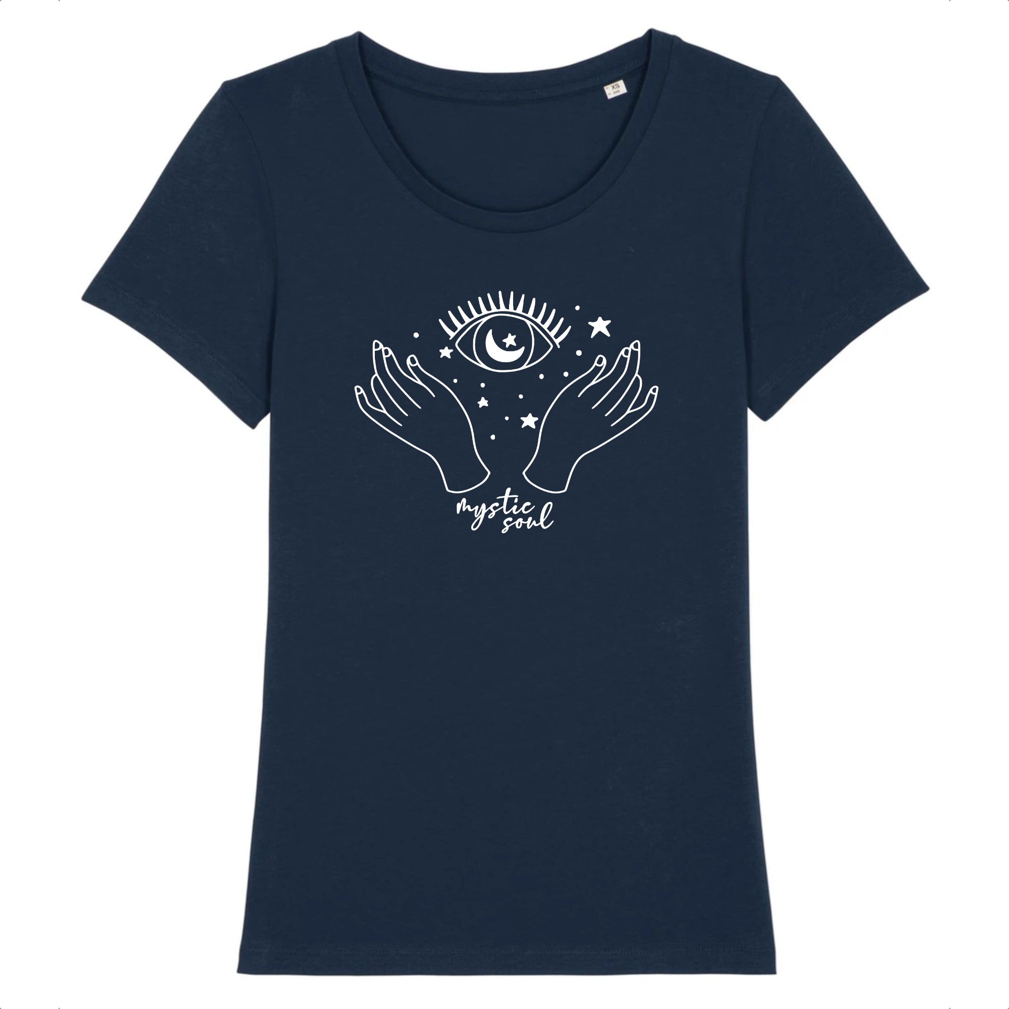 T-shirt Femme bleu marine - Mystic Soul - Coton 100% Bio