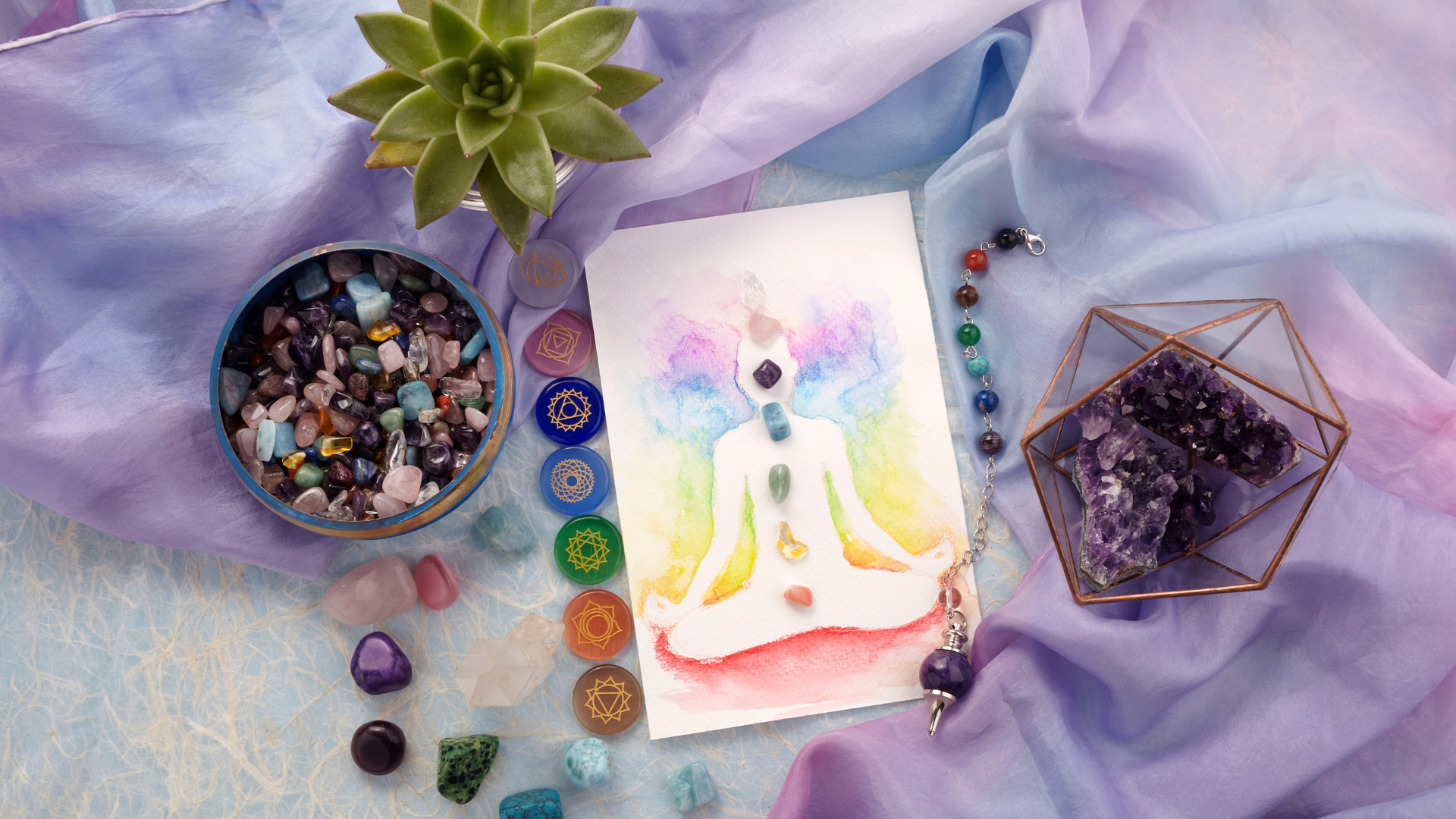 carte équilibrer ses chakras avec pierres naturelles