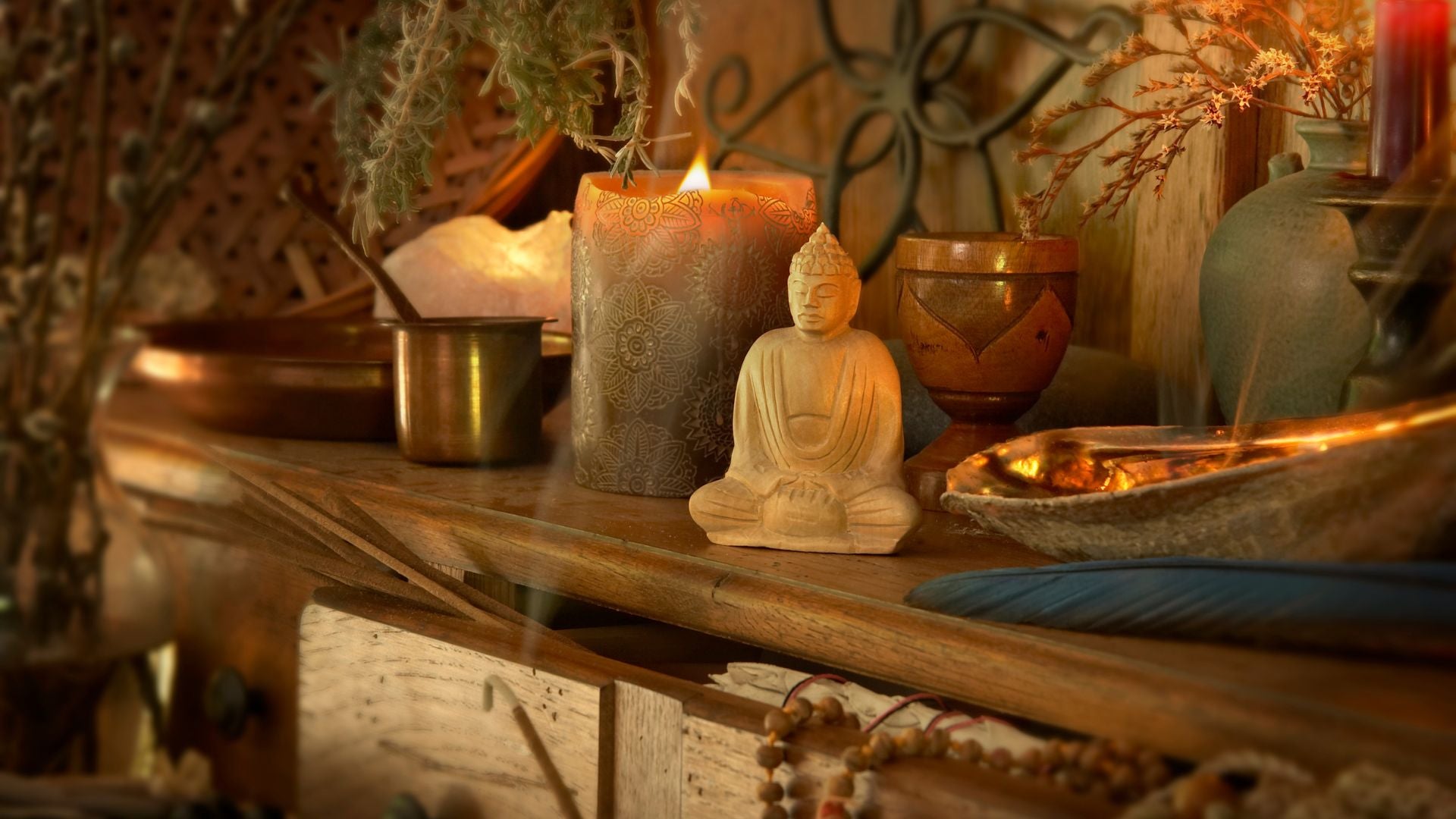 evolution spirituelle bouddhisme spiritualité autel