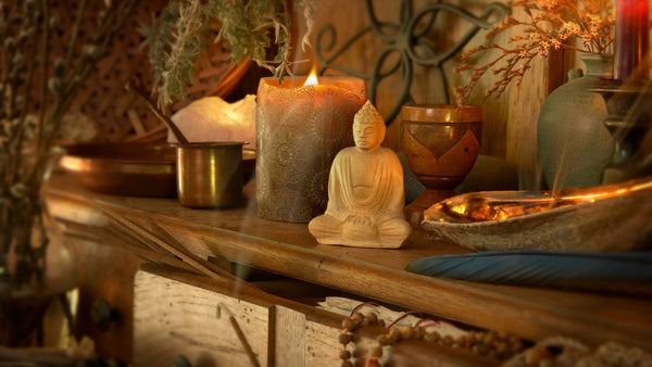 evolution spirituelle bouddhisme spiritualité autel
