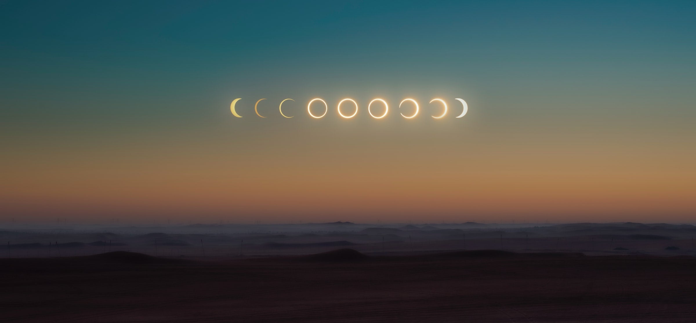 cycle de la lune dans le ciel moment pour faire un rituel de nouvelle lune