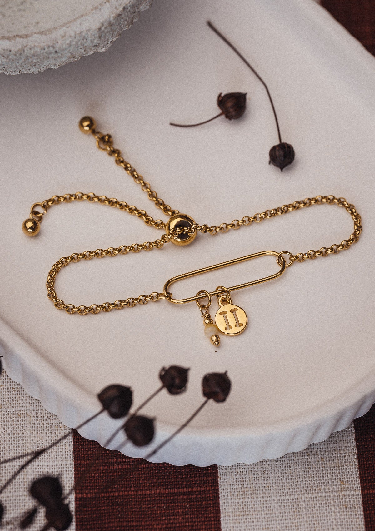 Bracelet Gémeaux et Nacre - Astro