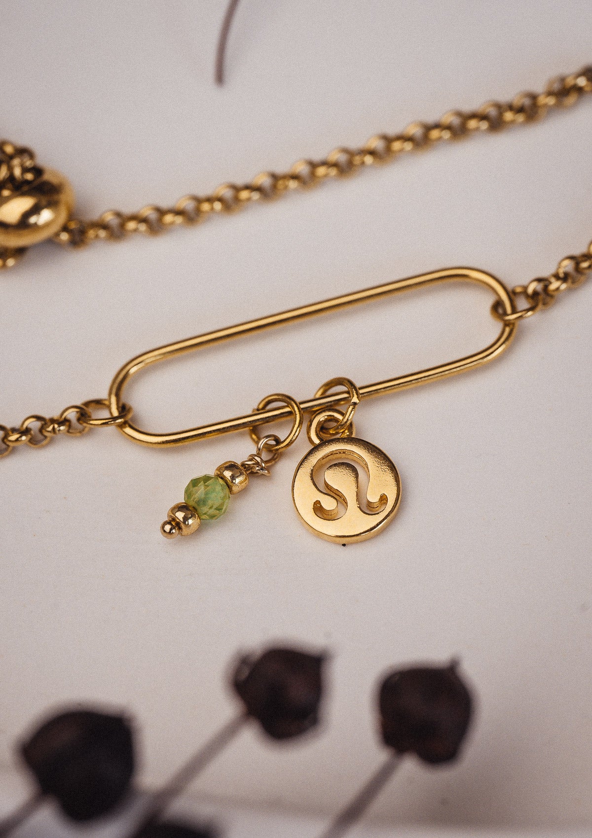 Bracelet Lion et Péridot - Astro