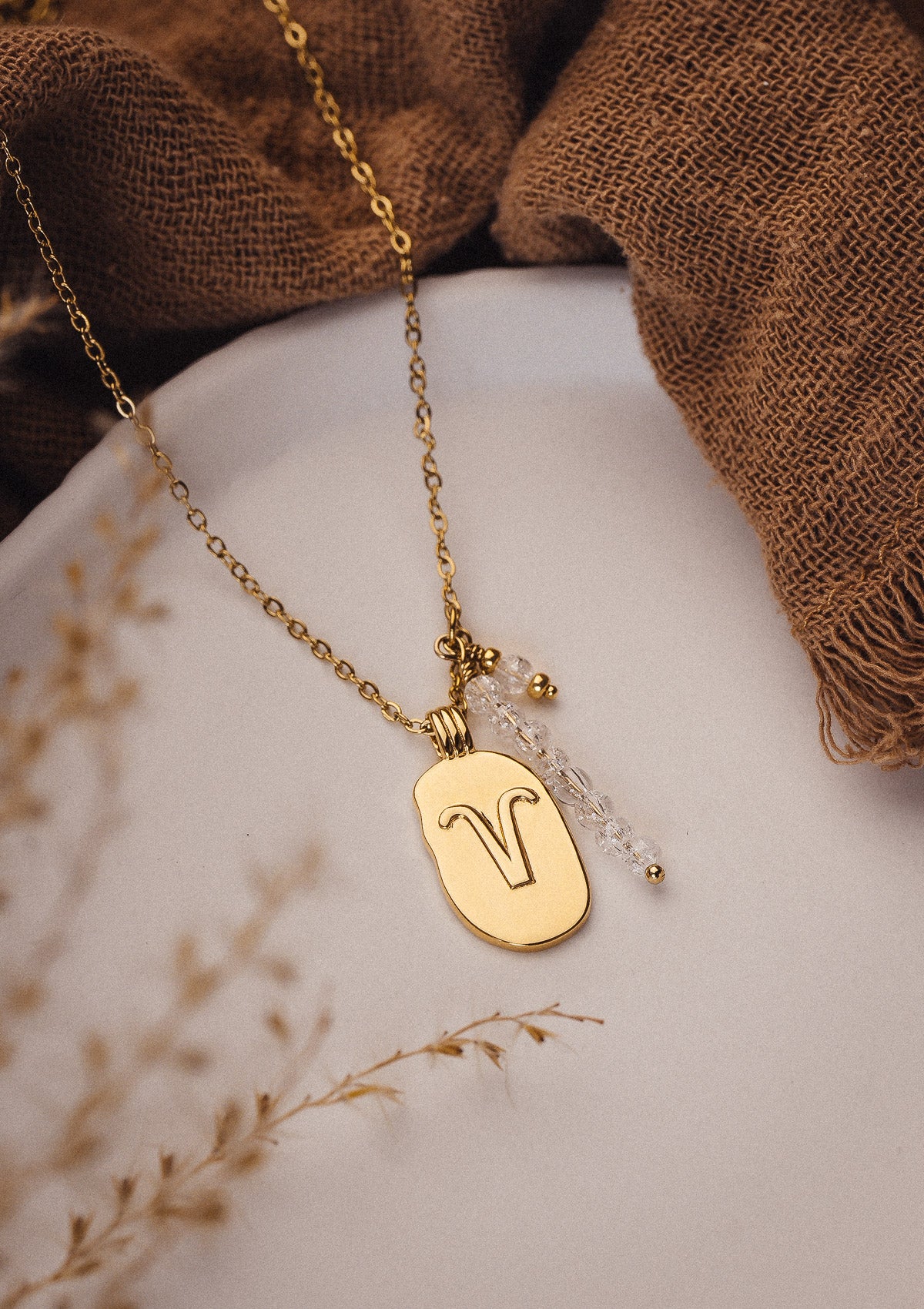 Collier Bélier et Cristal de Roche - Astro