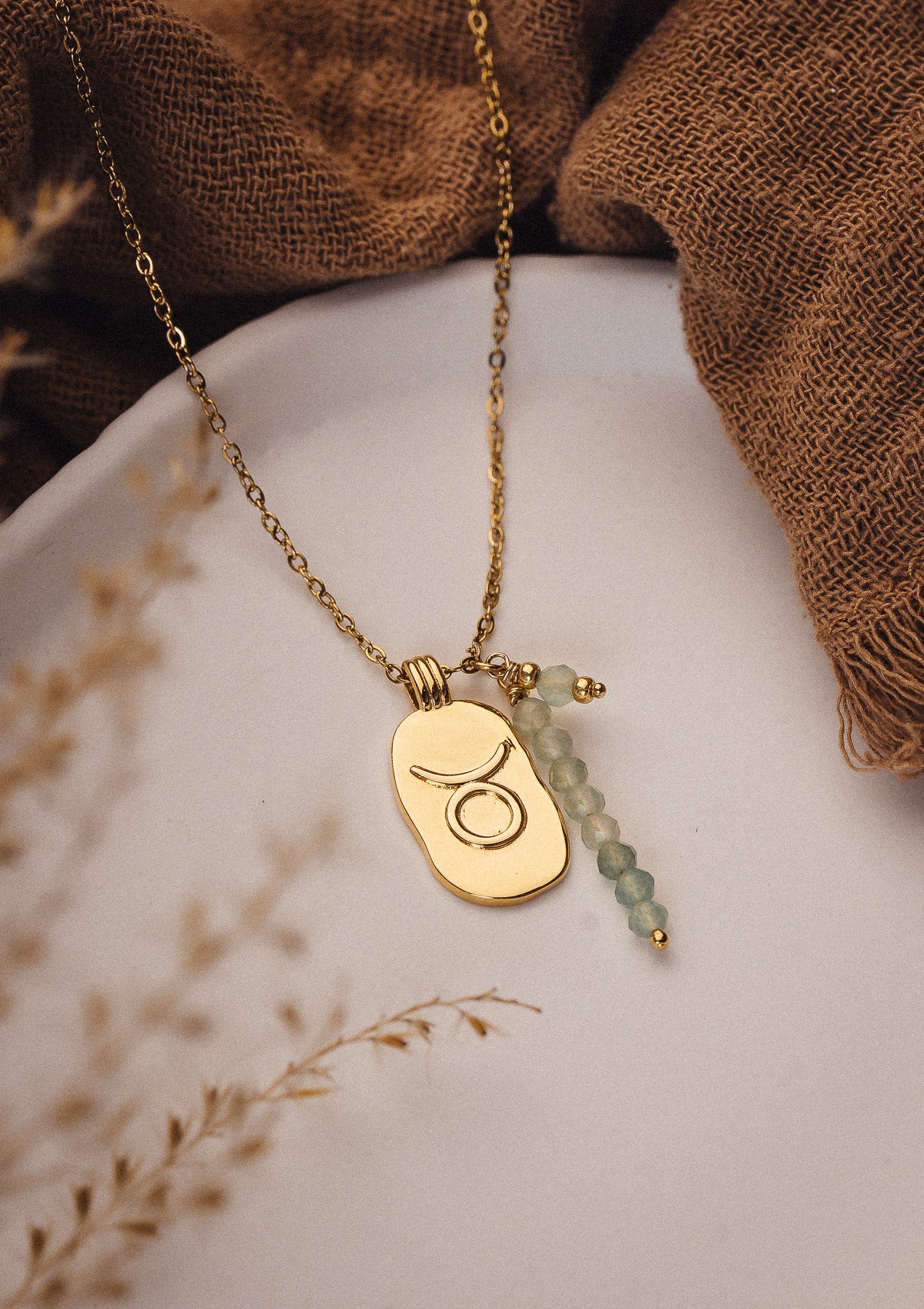 Collier Taureau et Aventurine - Astro