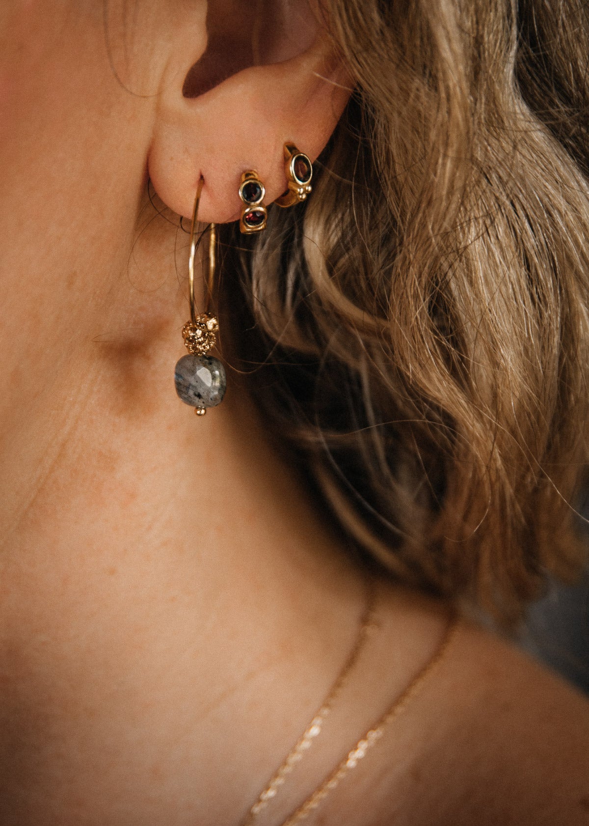 Boucles d'oreilles Labradorite - Rêve Éveillé