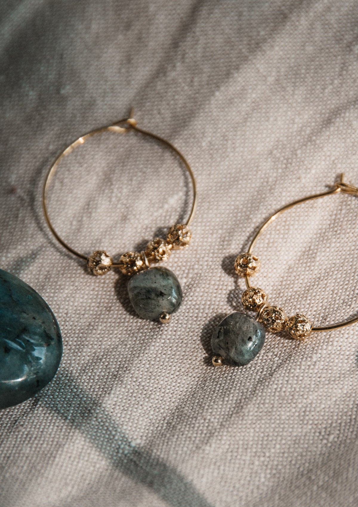 Boucles d'oreilles Labradorite - Rêve Éveillé