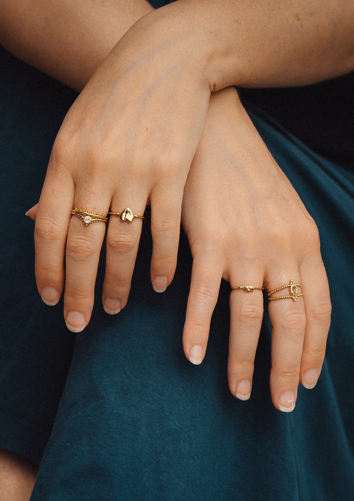 Bague Pierre de Lune - Reine Mystique