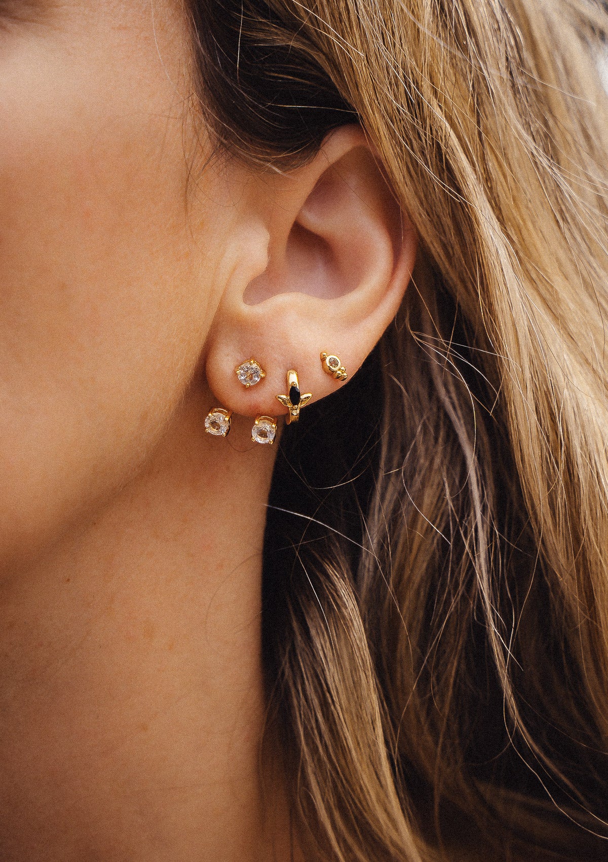 Boucle d'oreille Péridot - Éclat de Vie (Vendue à l'unité)