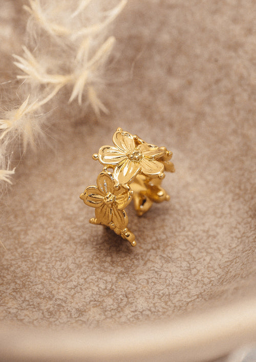 Ear Cuff Fleurs - Poésie (Vendu à l'unité)