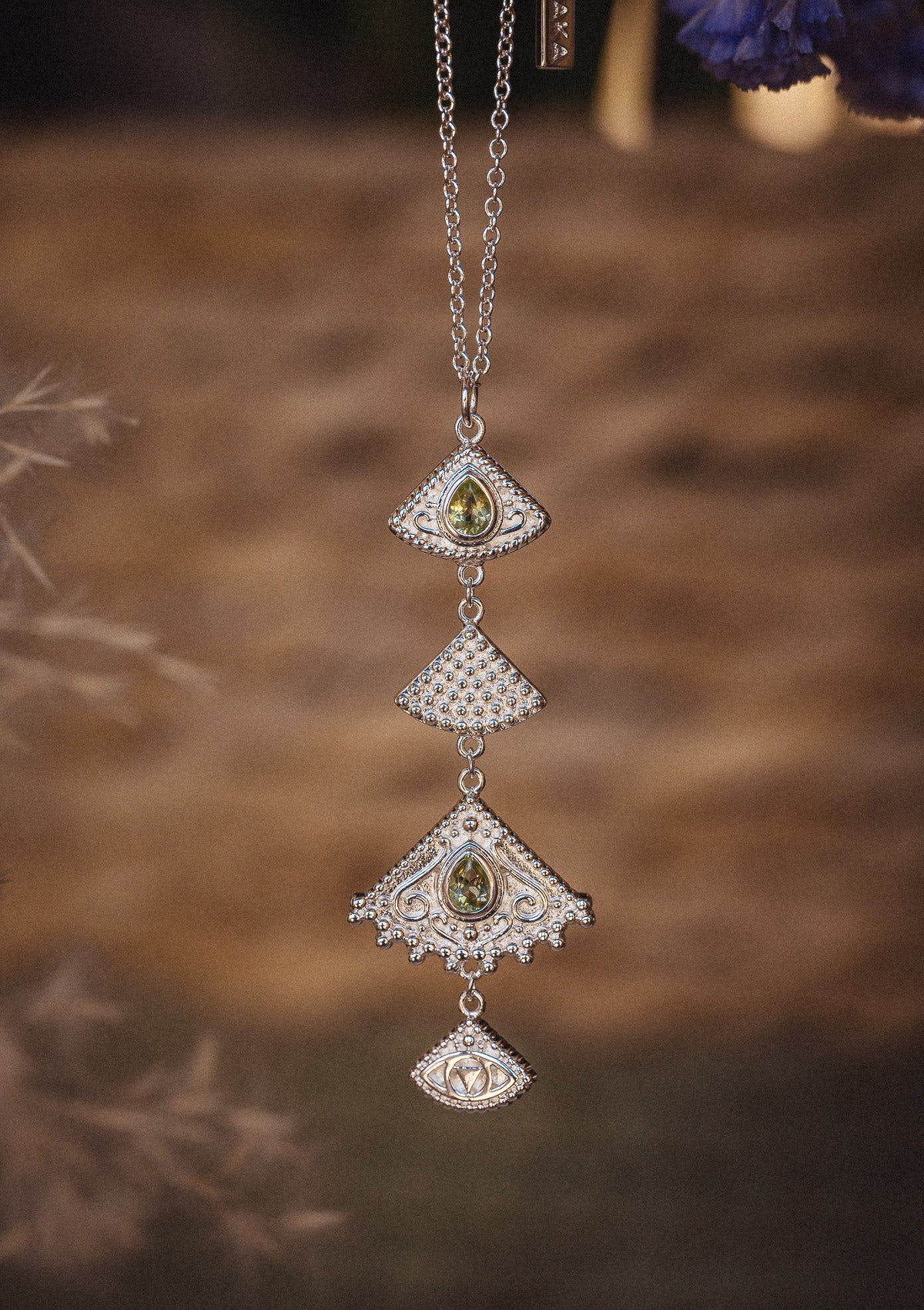 Collier Péridot - Regard Divin