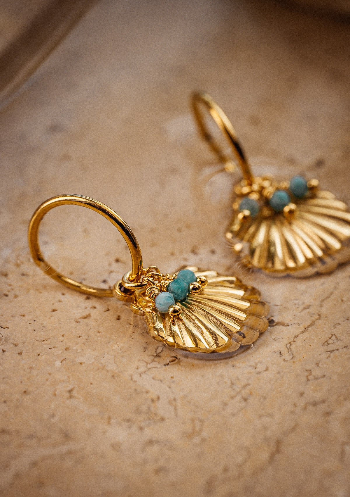 Boucles d’Oreilles Amazonite - Voyage Intérieur