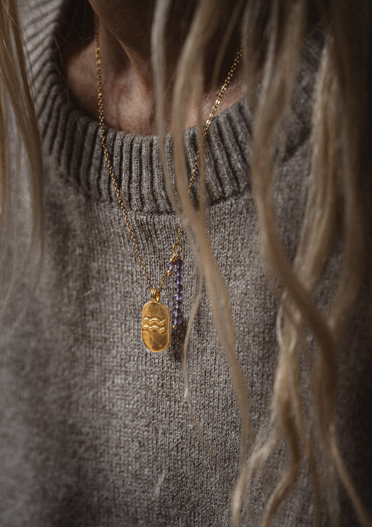 Collier Verseau et Améthyste - Astro