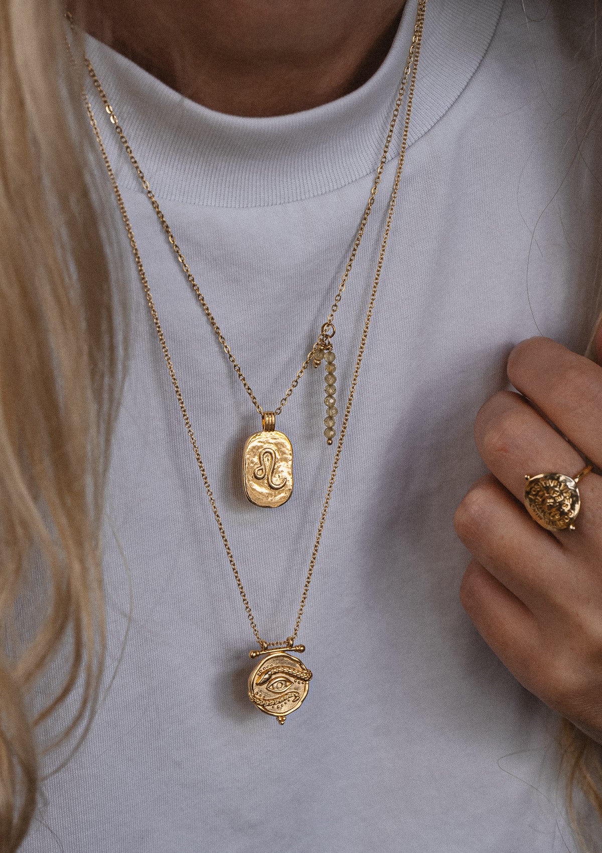 Collier Lion et Péridot - Astro