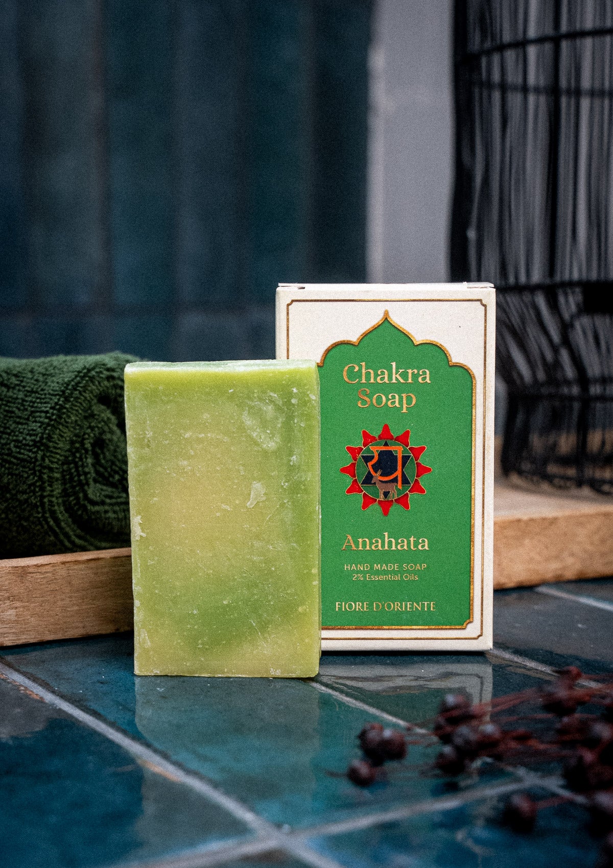 Savon Chakra saponifié à froid – Anahata