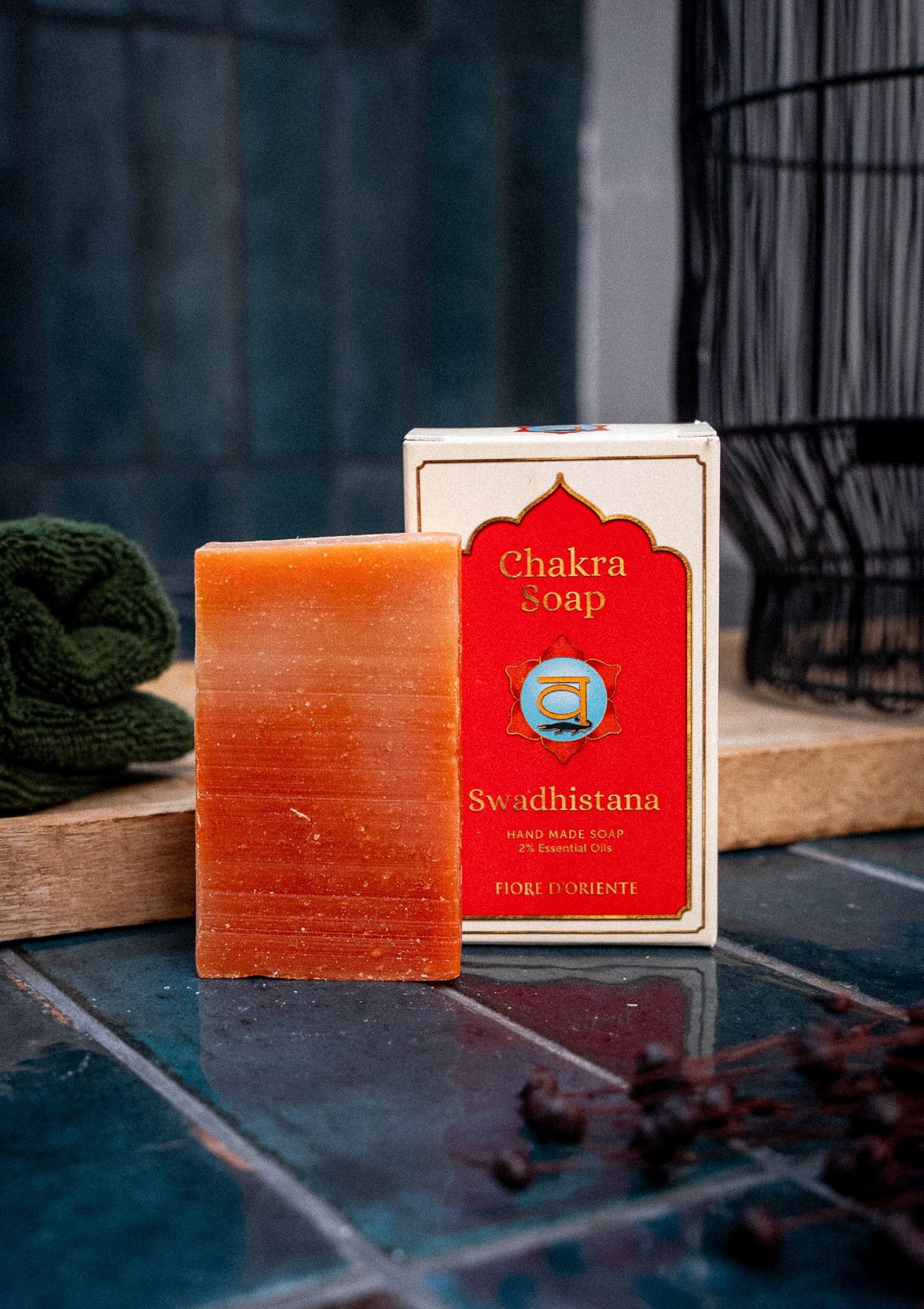 Savon Chakra saponifié à froid – Swadhisthana