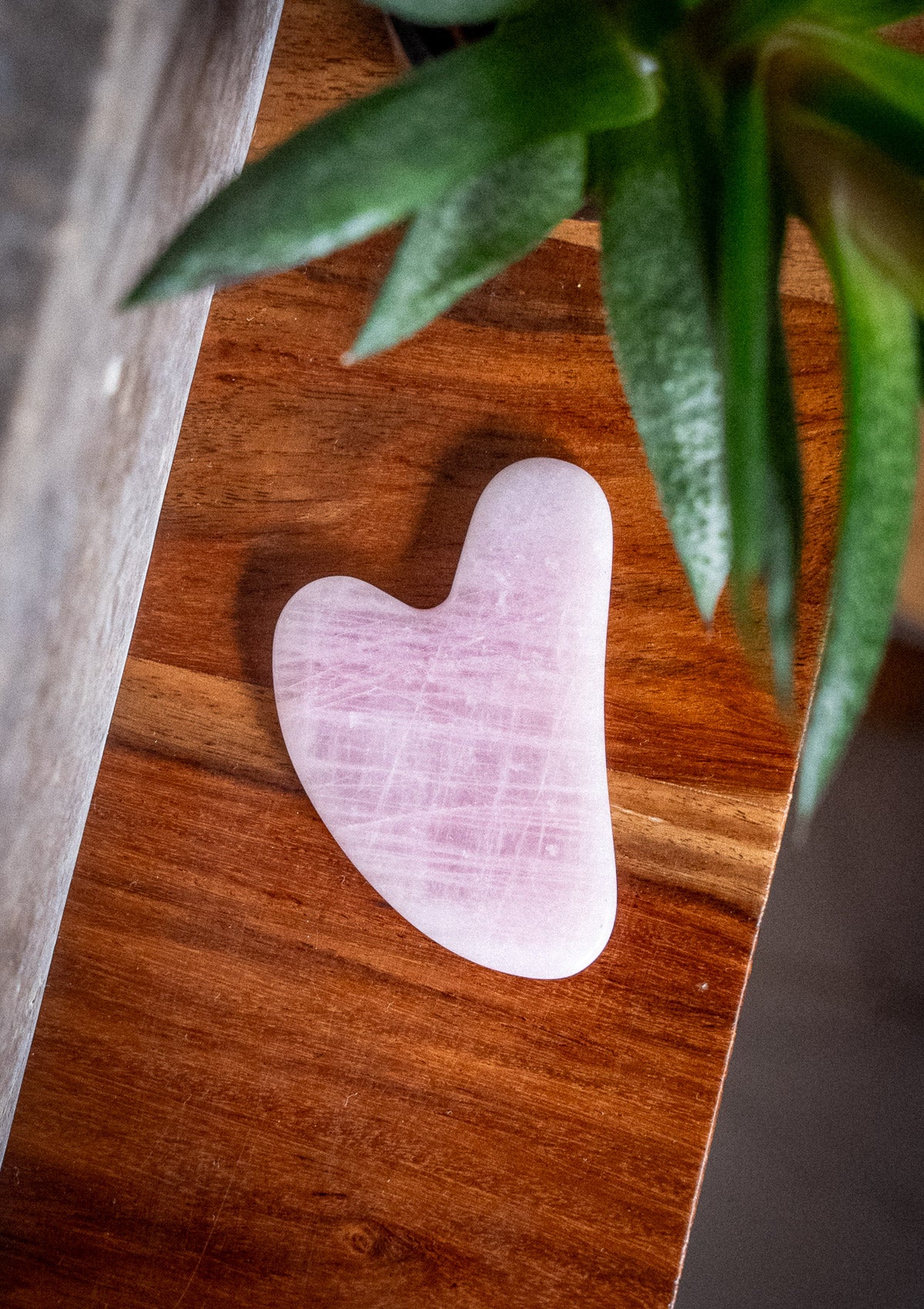 Gua Sha Quartz Rose - Pierre de Massage