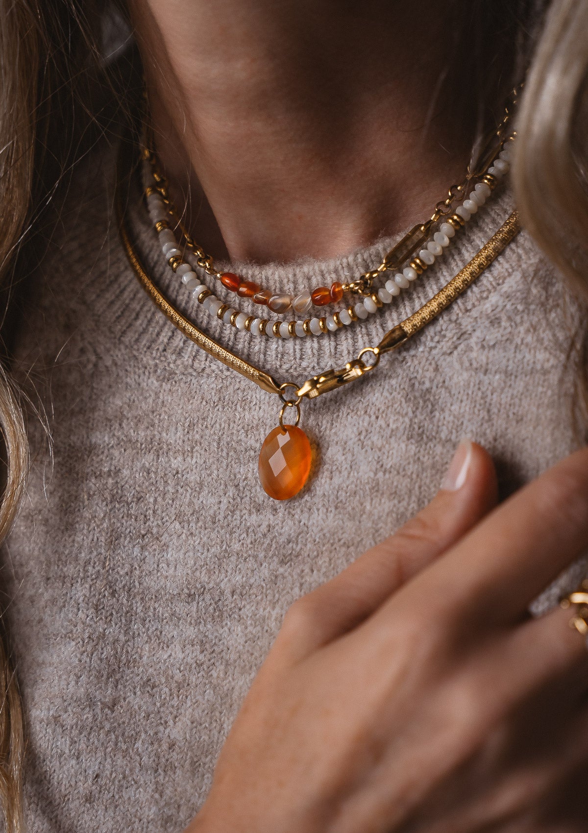 Collier Nacre - Soin de Lune
