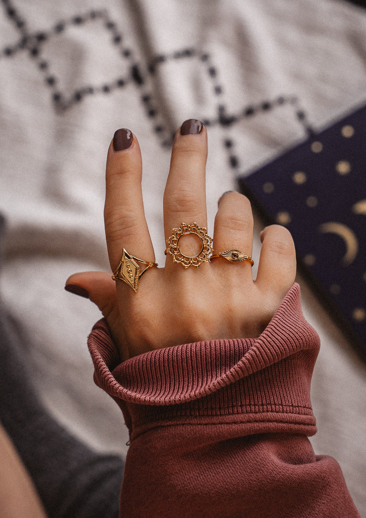 Bague Losange – Messagère des Ombres