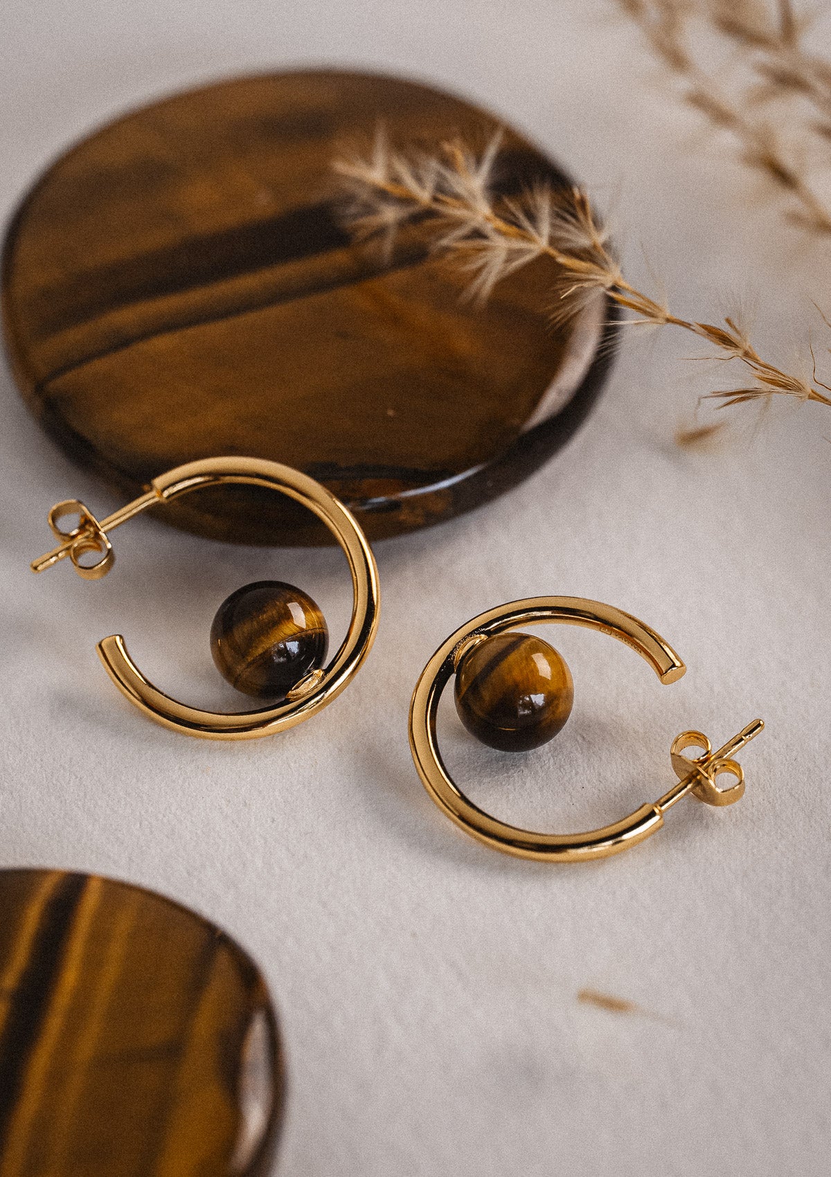 Créoles Œil de Tigre – Révèle ta Force