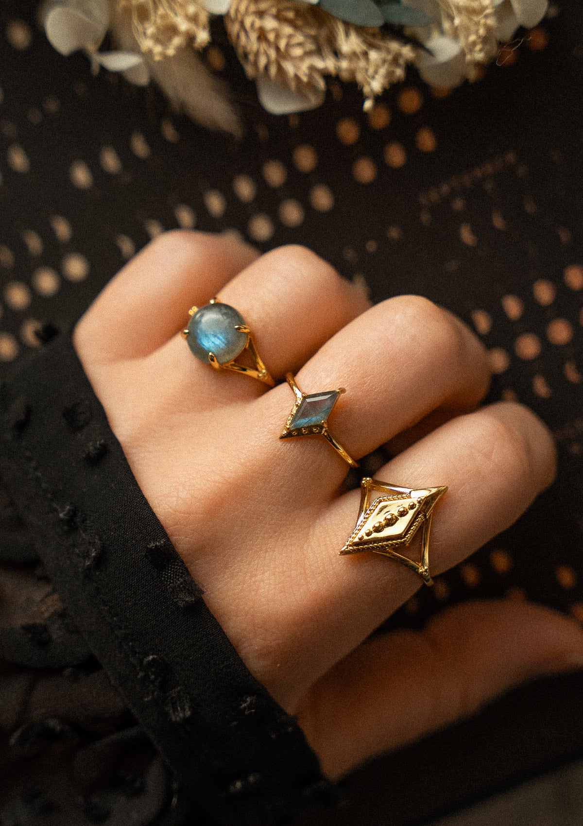 Bague Losange – Messagère des Ombres