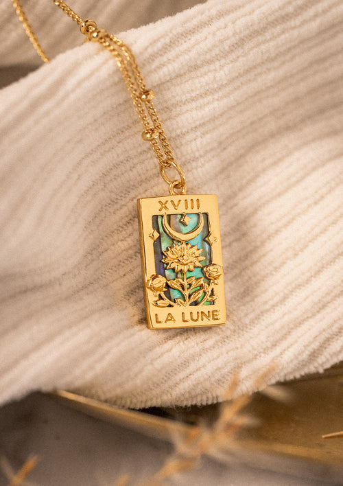 Collier Tarot Abalone – La Lune