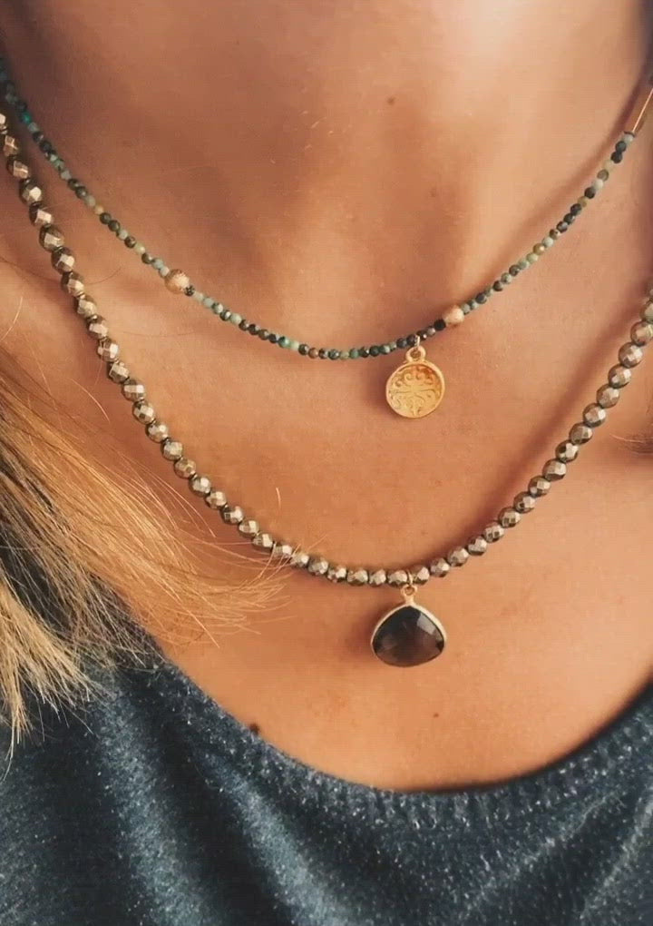 Collier Turquoise et Mandala – Bien-être Absolu