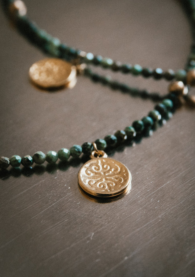 Collier Turquoise et Mandala – Bien-être Absolu
