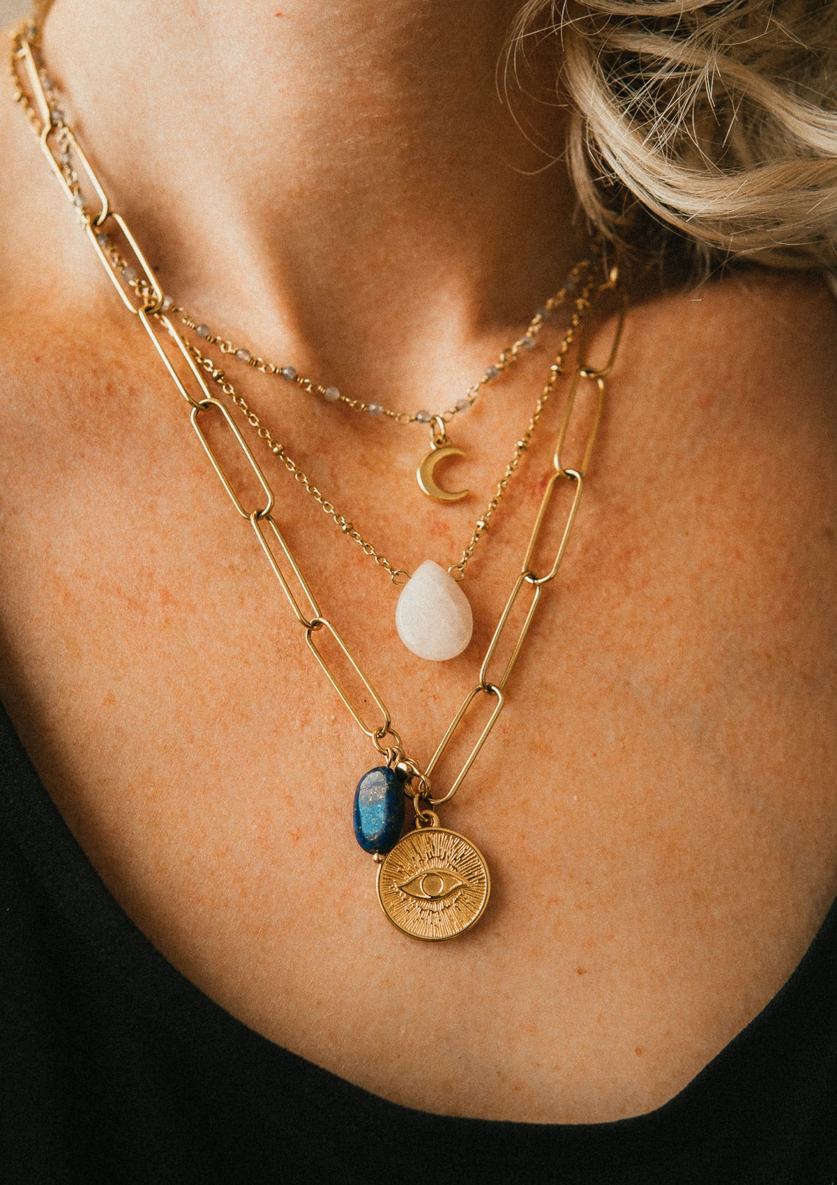 Collier Lapis Lazuli - Troisième Œil