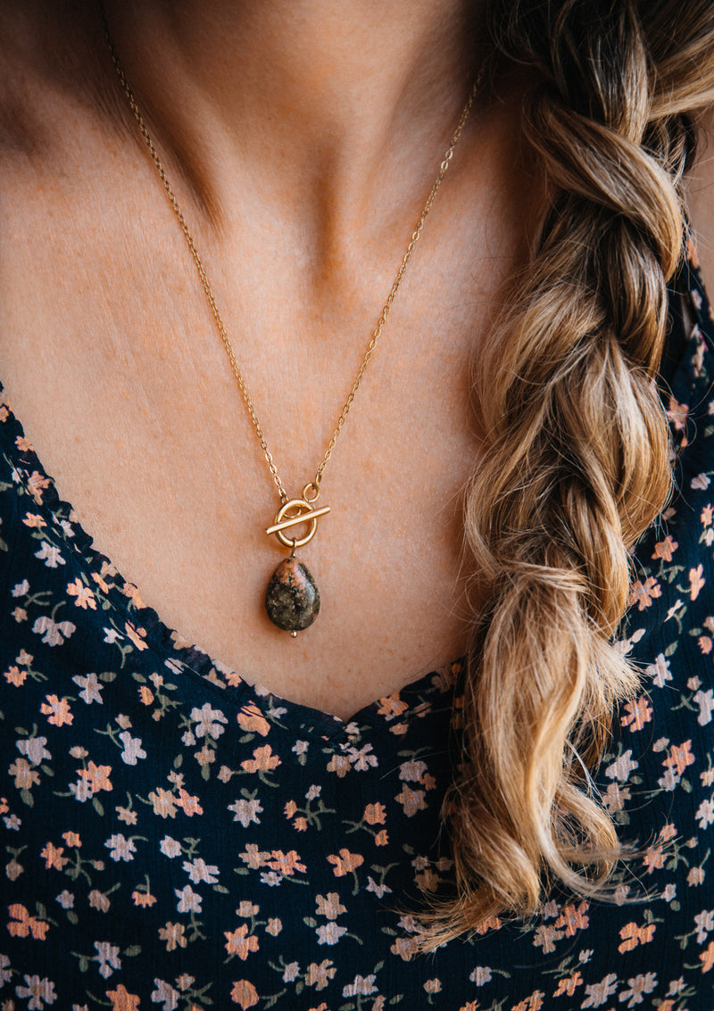 Collier Unakite - Healthy Boho