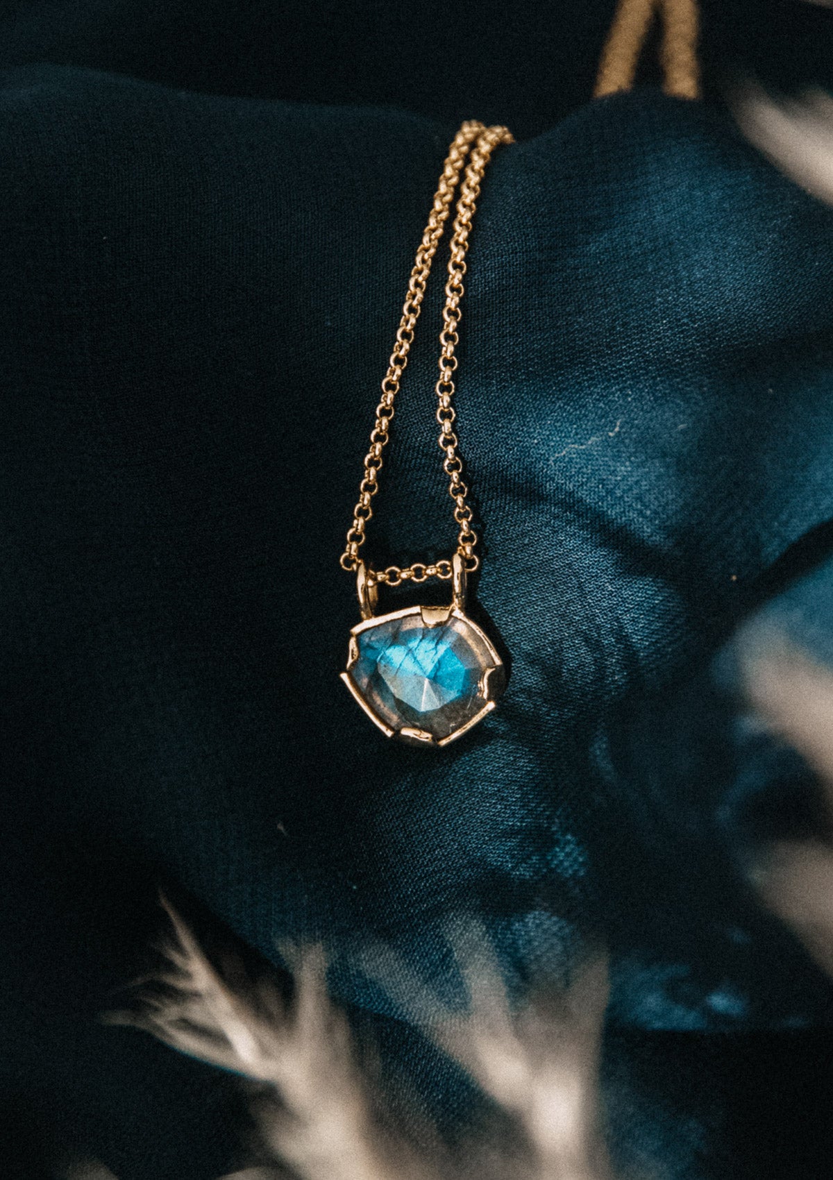 Collier Labradorite - Organic