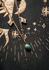 Collier pampilles Amazonite -