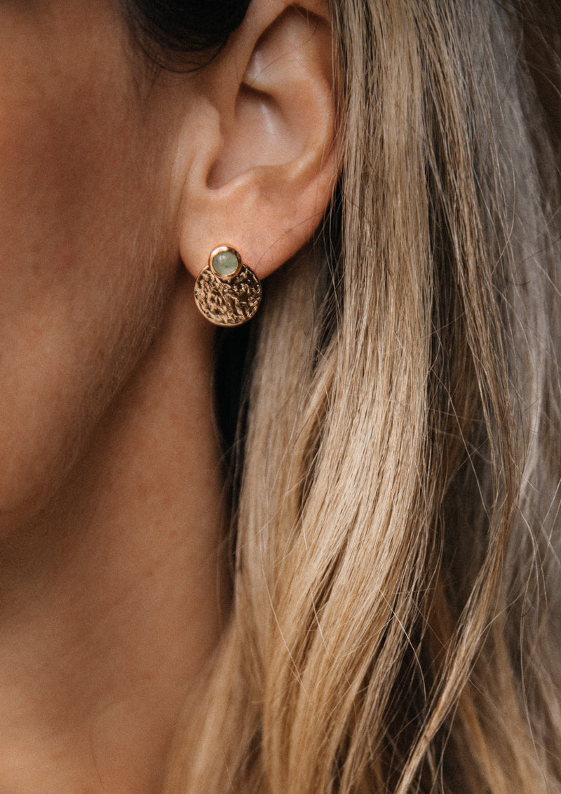 Boucles d'oreilles Aventurine - Réussite Capturée