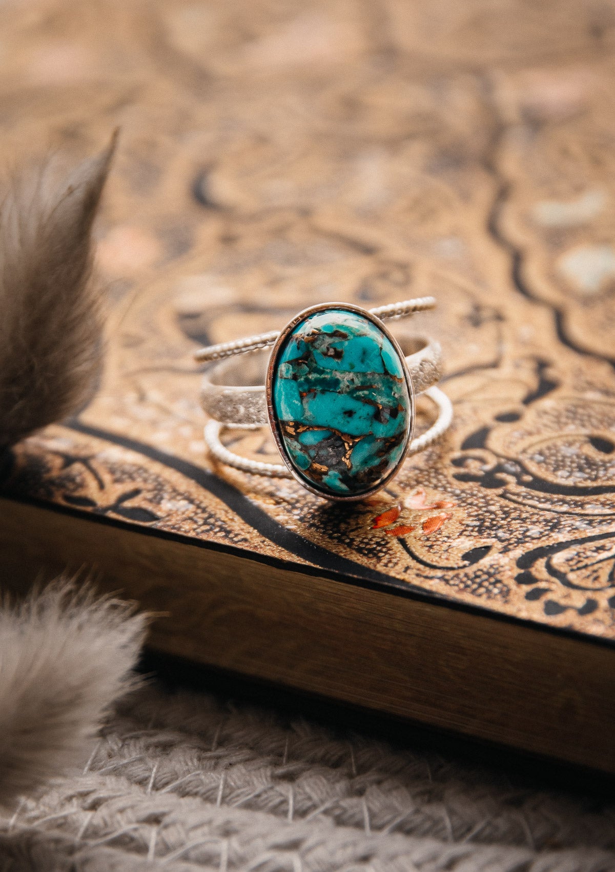 Bague Turquoise - Guérison Divine