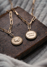 Collier médaillon Trèfle - Mon porte-bonheur