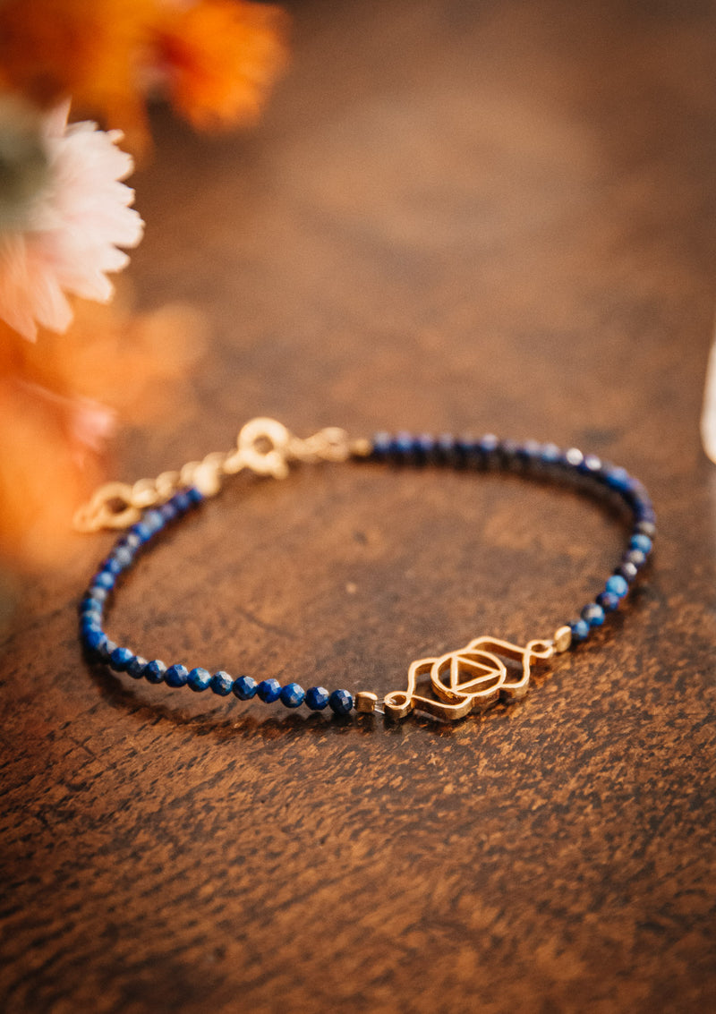Bracelet Lapis Lazuli - Chakra du Troisième Œil