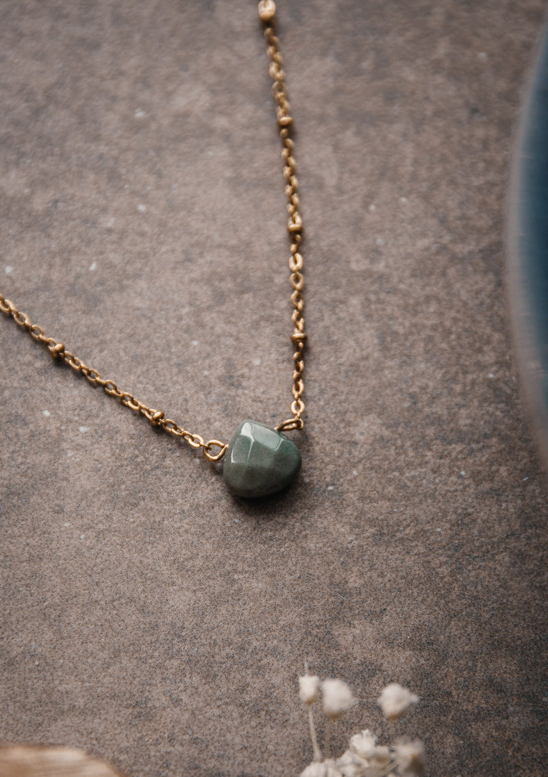 Collier Agate Indienne - Force Eternelle