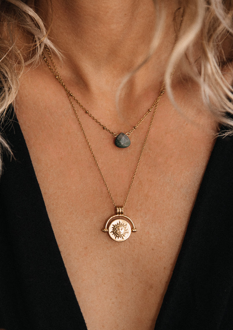 Collier Agate Indienne - Force Eternelle