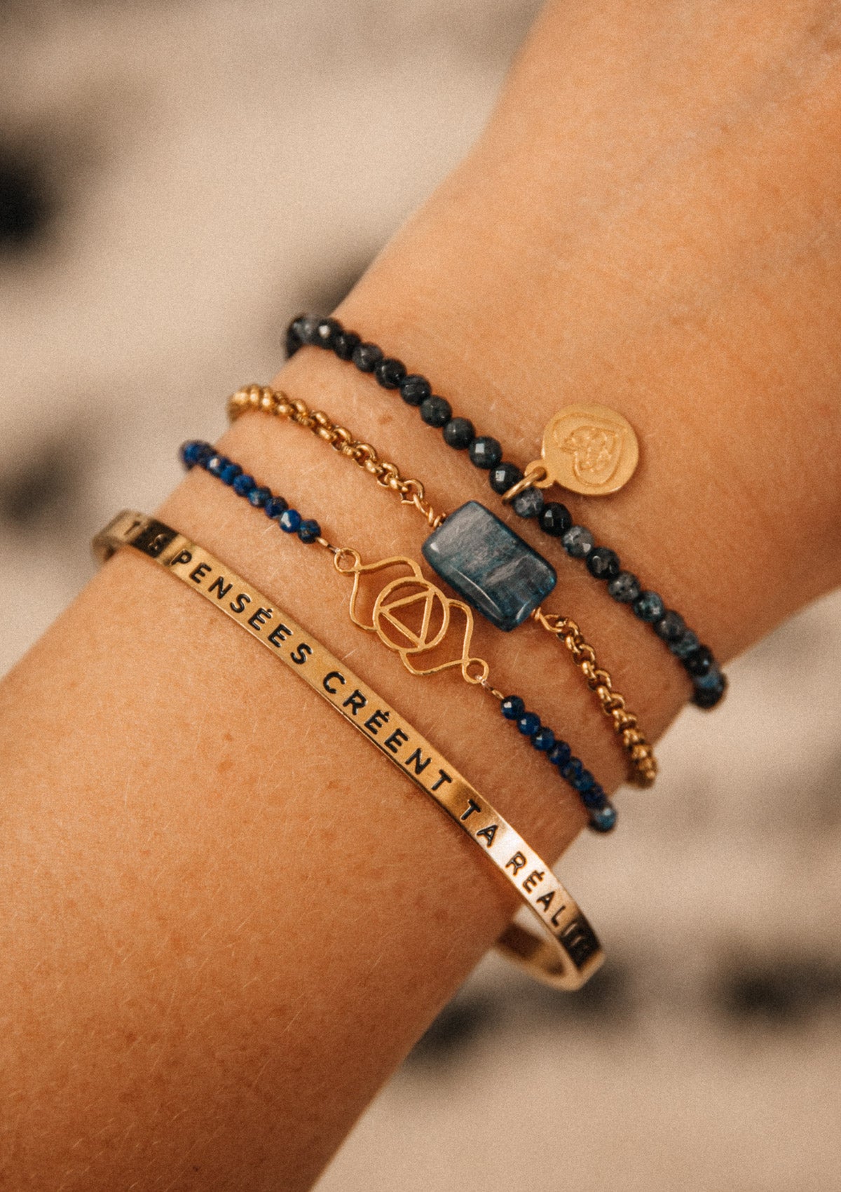 Bracelet Lapis Lazuli - Chakra du Troisième Œil